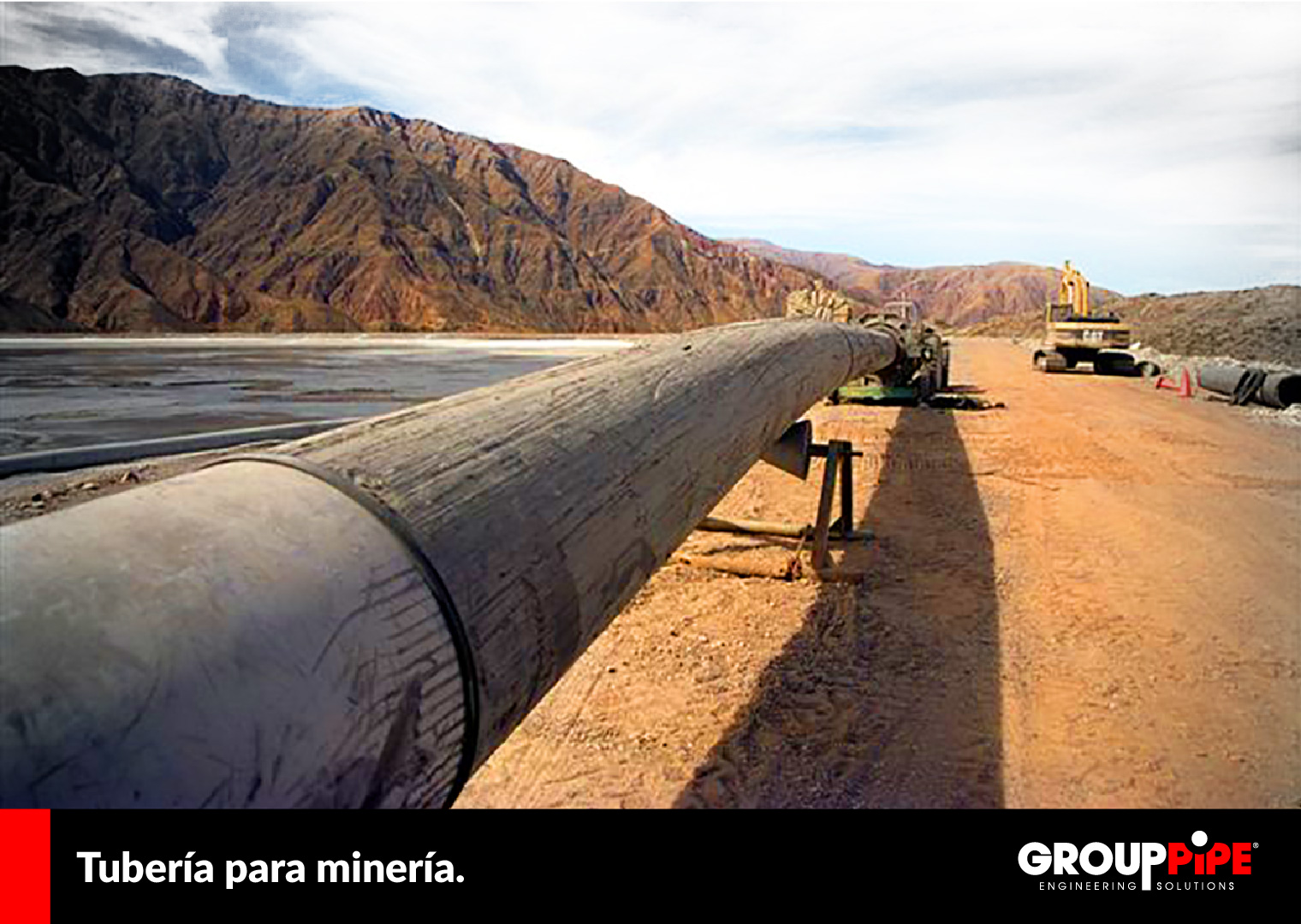 Imagen de obra: Mineraloducto. Minera Alumbrera.