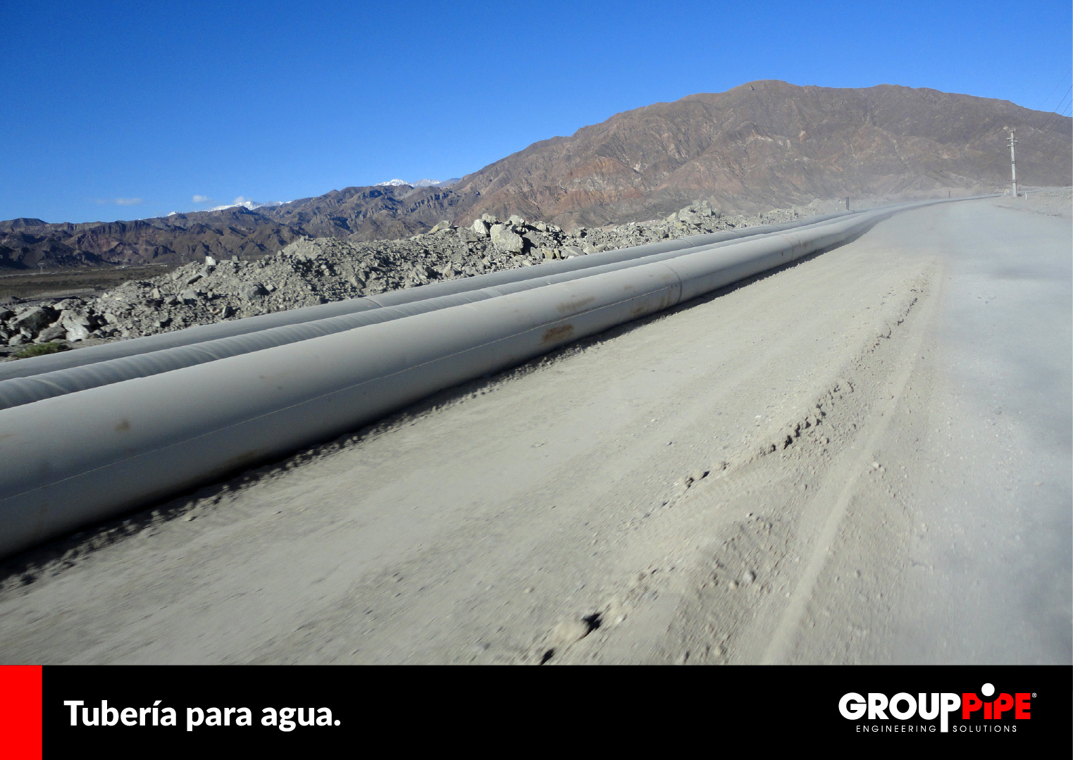 Imagen de obra: Agua concentrado. Minera Alumbrera.