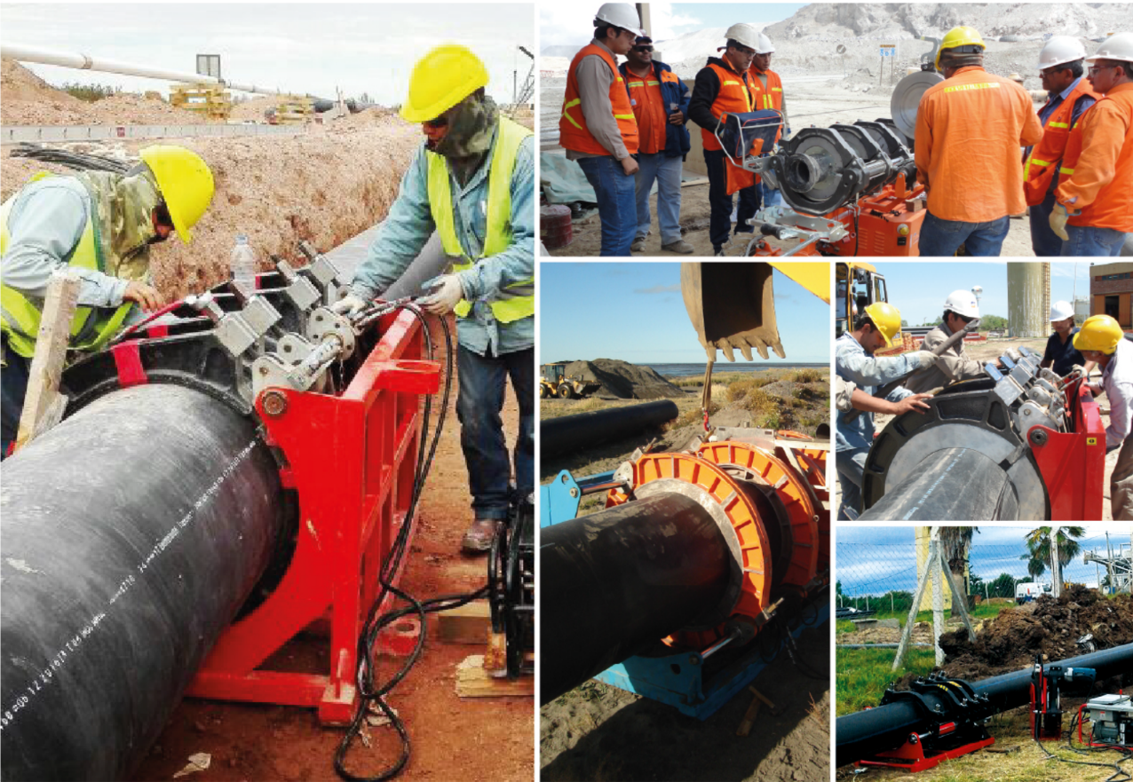 Fusión de tuberías en obra