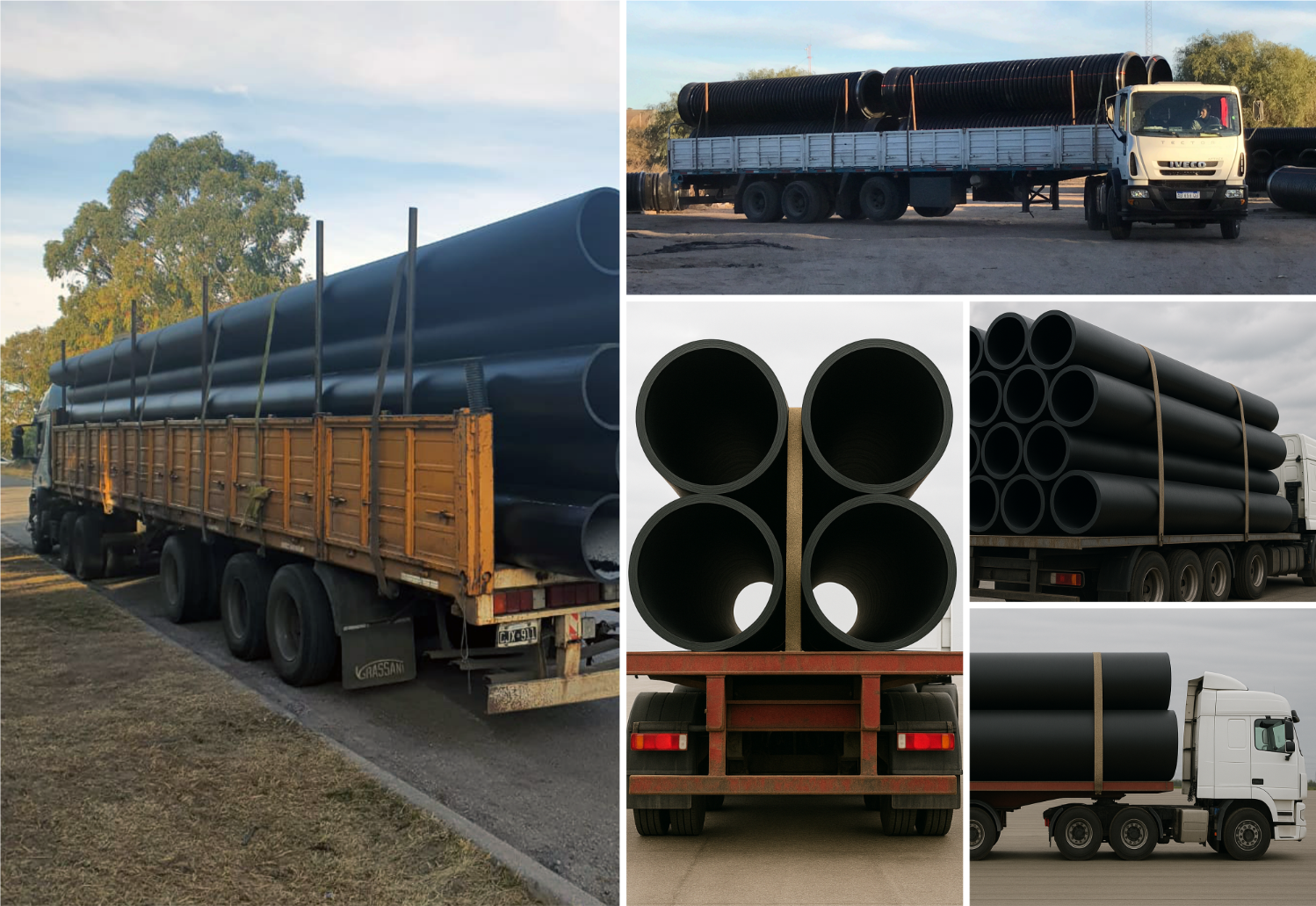 Transporte principal de tuberías